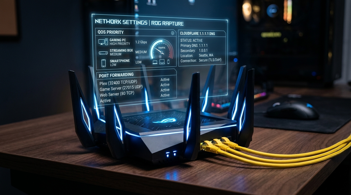 Dual-band Wi-Fi illustration som visar skillnaden mellan 2,4 GHz och 5 GHz frekvensvågor